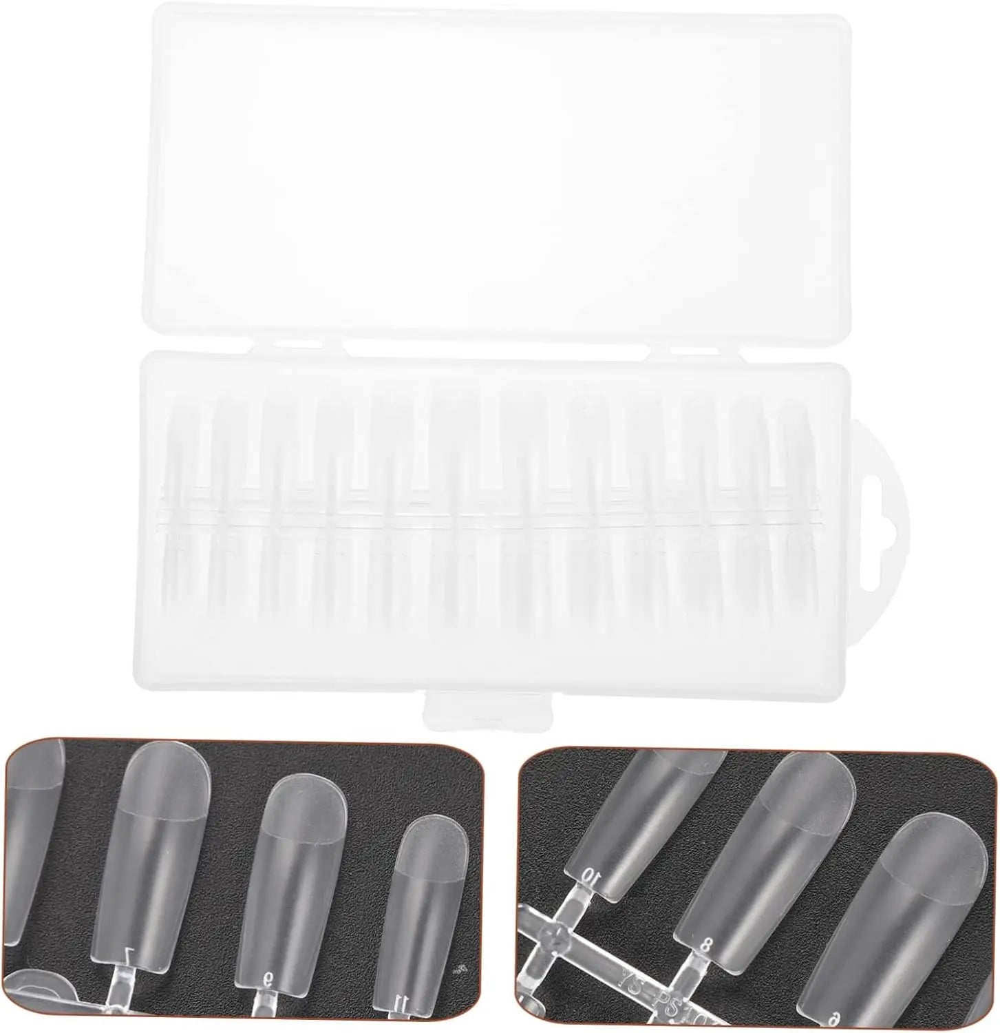 Boite de 240 Capsules Full Coffin M Transparente Mat et Semi Mat OCIBEL