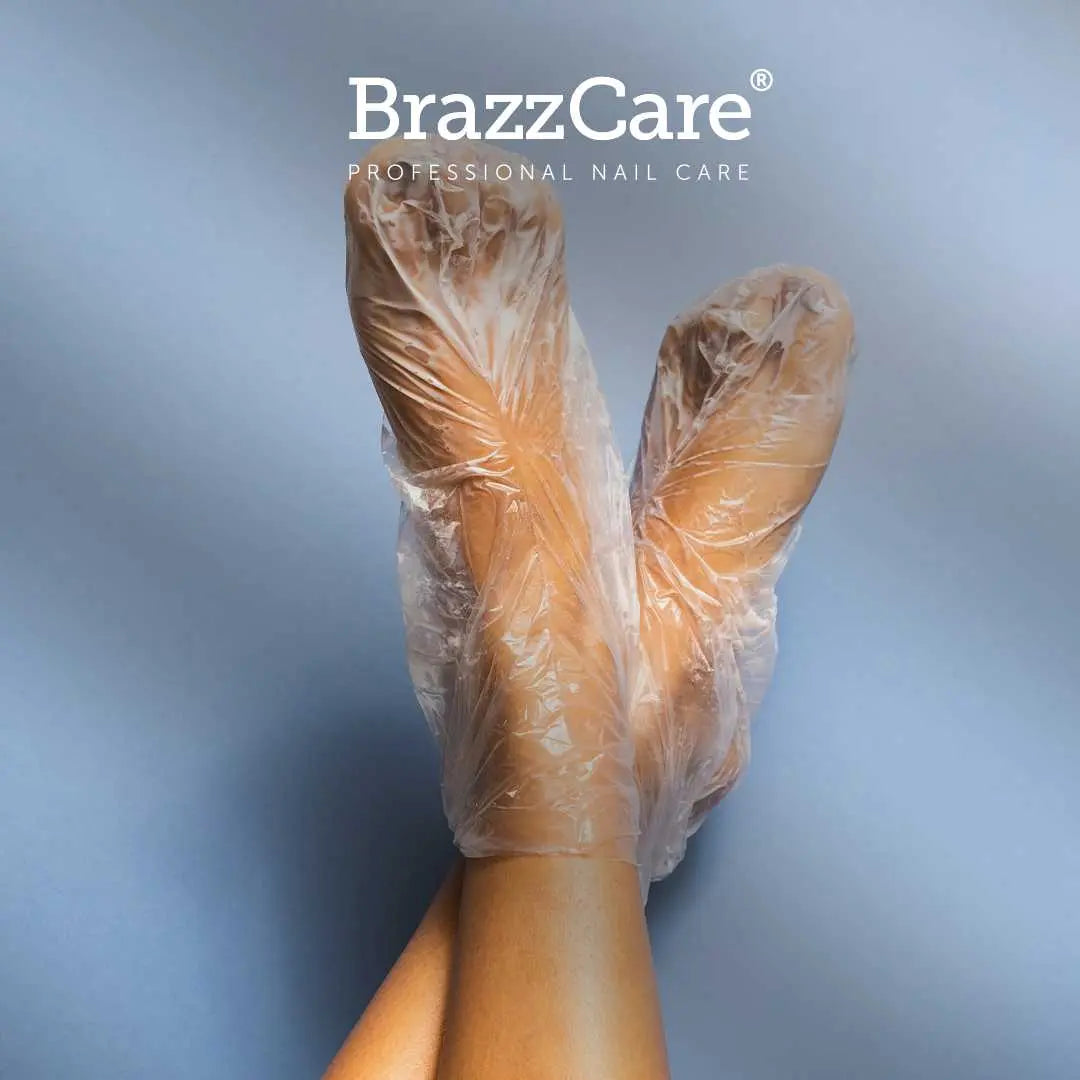 BrazzCare BalbCare Socks Chaussette Pédicure Brésilienne inclus 1 Lime et Bâtonnet OCIBEL
