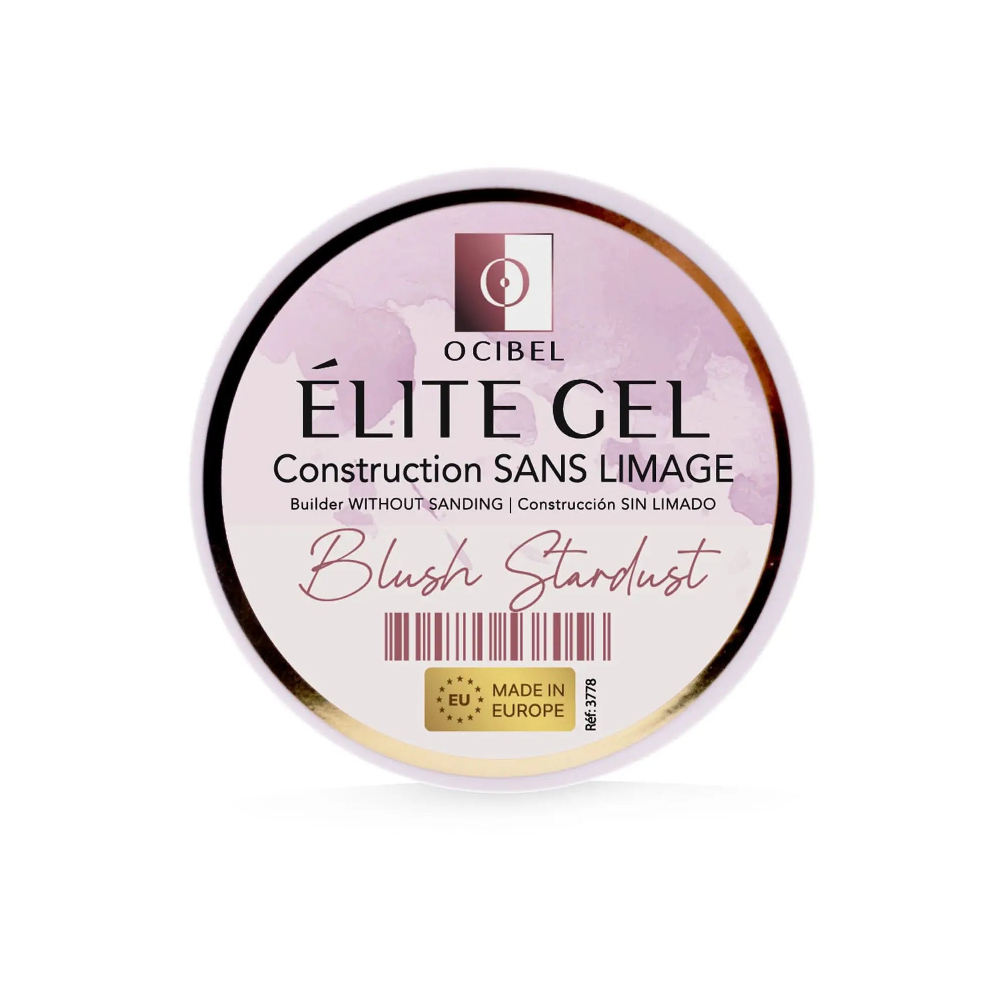 Élite Gel Construction SANS LIMAGE 50g UV / LED - Blush Stardust OCIBEL