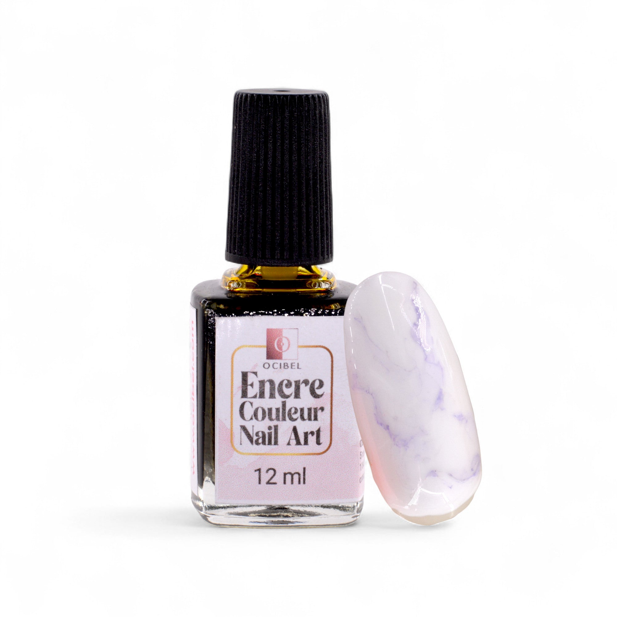 Encres Nail Art – Effets Marbrés & Créations Abstraites – Pastel Violet 12 ml OCIBEL