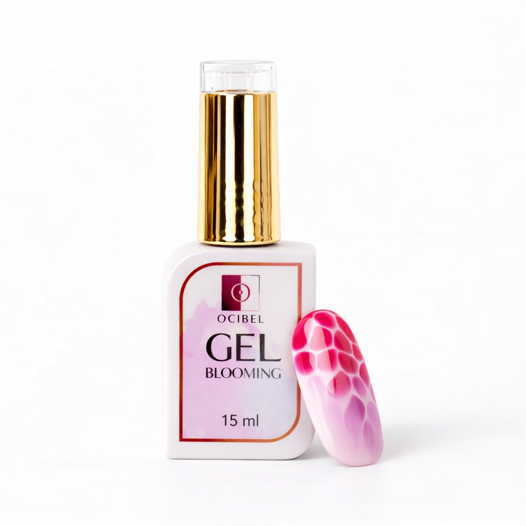 Gel Blooming Effet Smoky, Marbre et Rose 15 ml OCIBEL