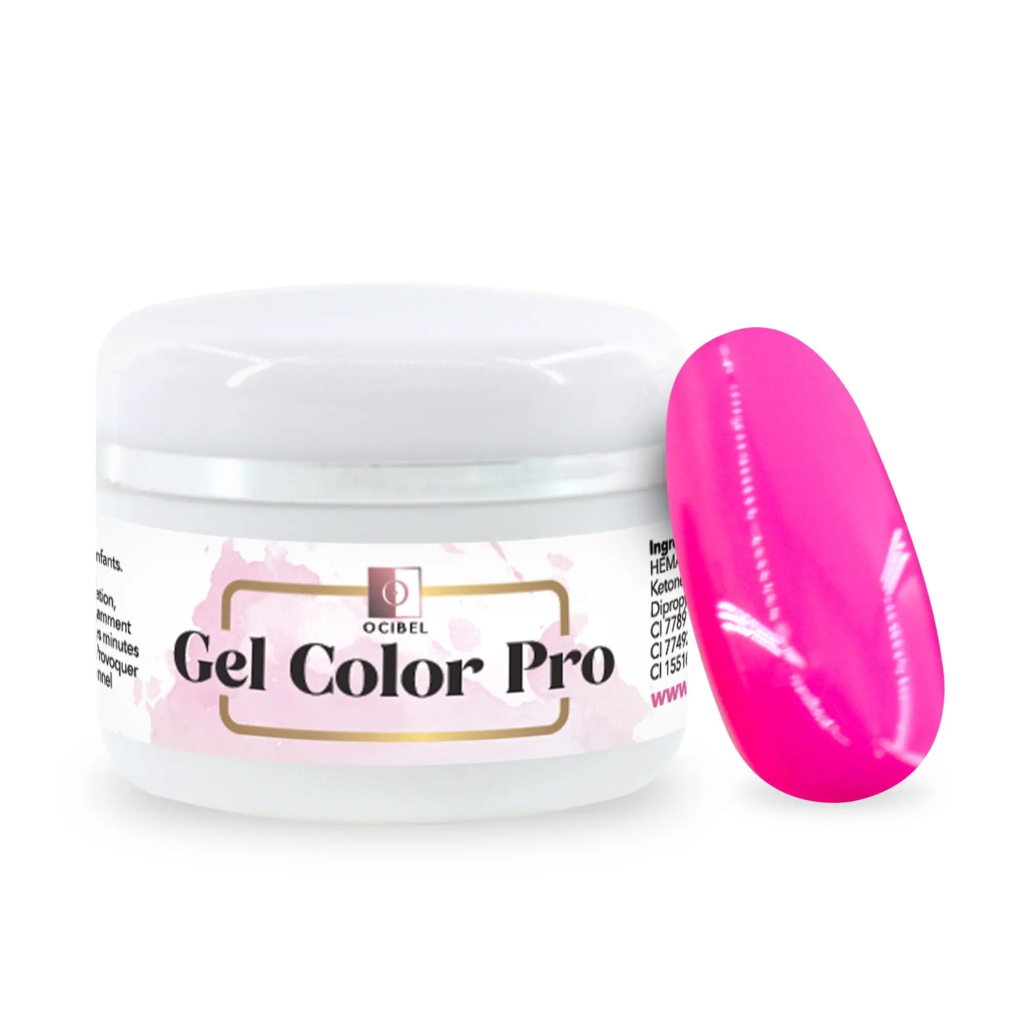 Gel Color Pro 5ml 4744 - Fuchsia Néon OCIBEL
