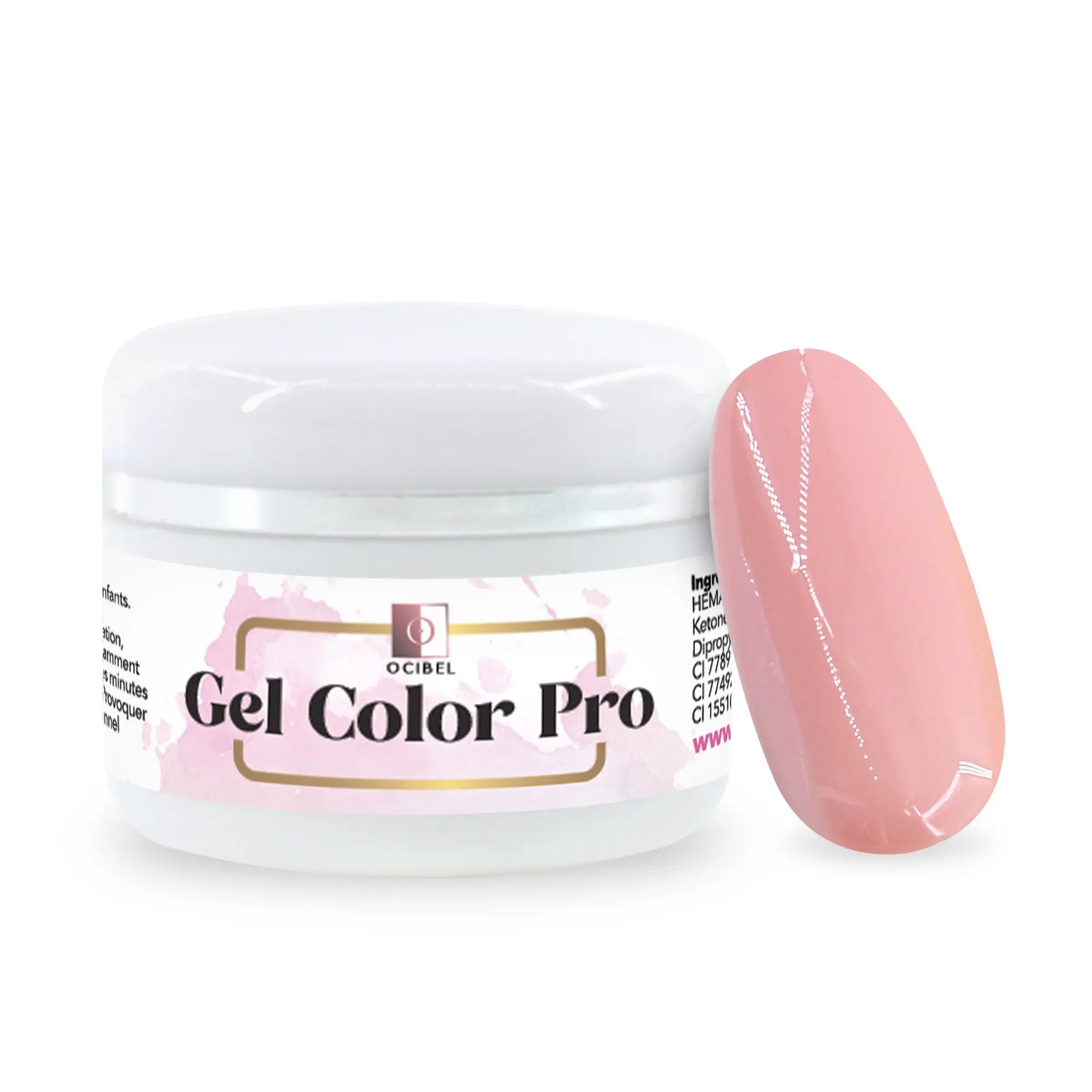 Gel Color Pro 5ml 4762 - Vieux Rose OCIBEL