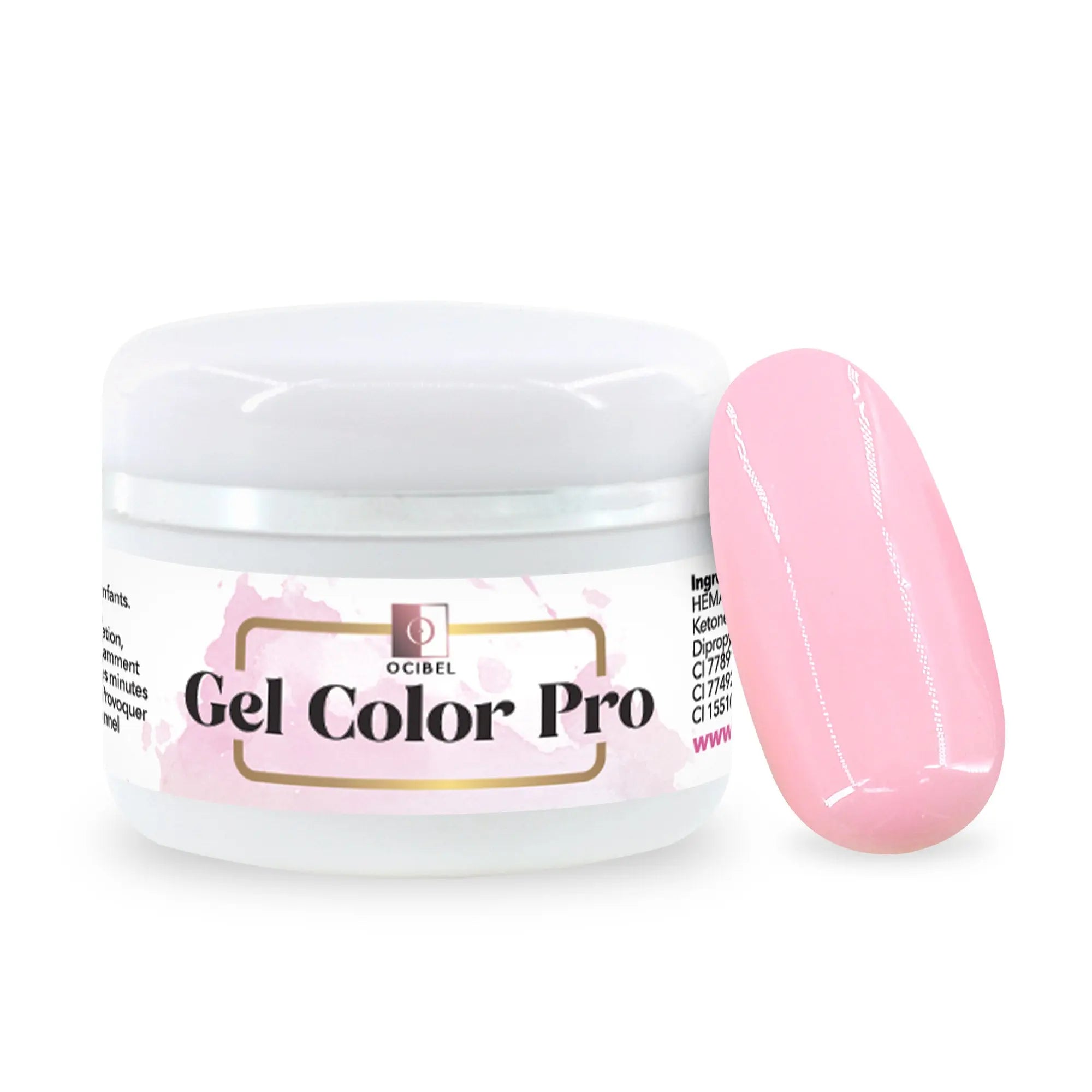 Gel Color Pro 5ml 4765 - Rose Clair OCIBEL