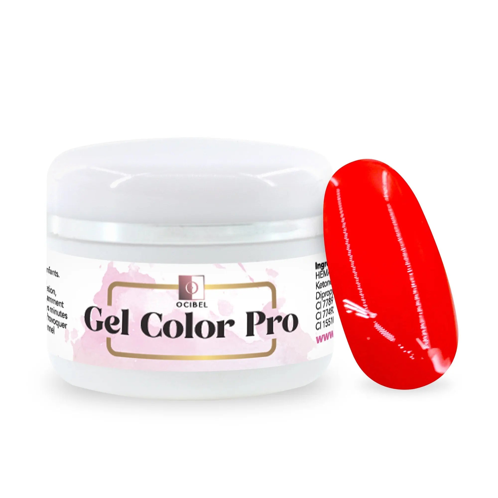 Gel Color Pro 5ml 4774 - Rouge Coquelicot OCIBEL