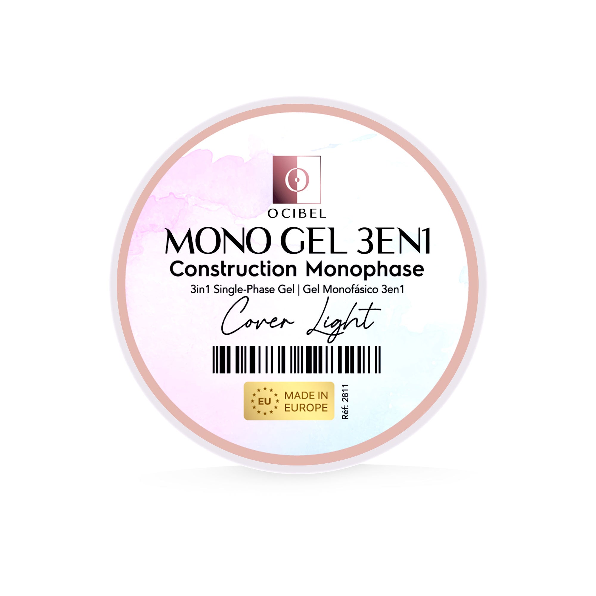 Gel Monophase 3en1 50g - Sans TPO - Sans HEMA - Cover Light OCIBEL