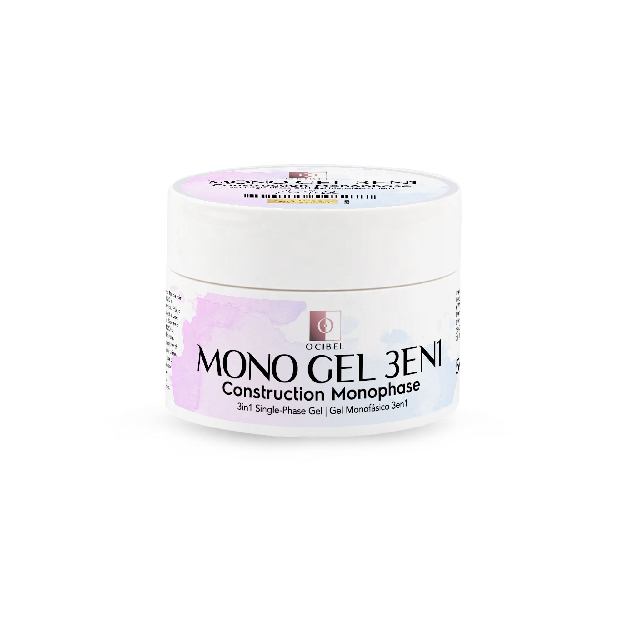 Gel Monophase 3en1 50g - Sans TPO - Sans HEMA - Milk OCIBEL