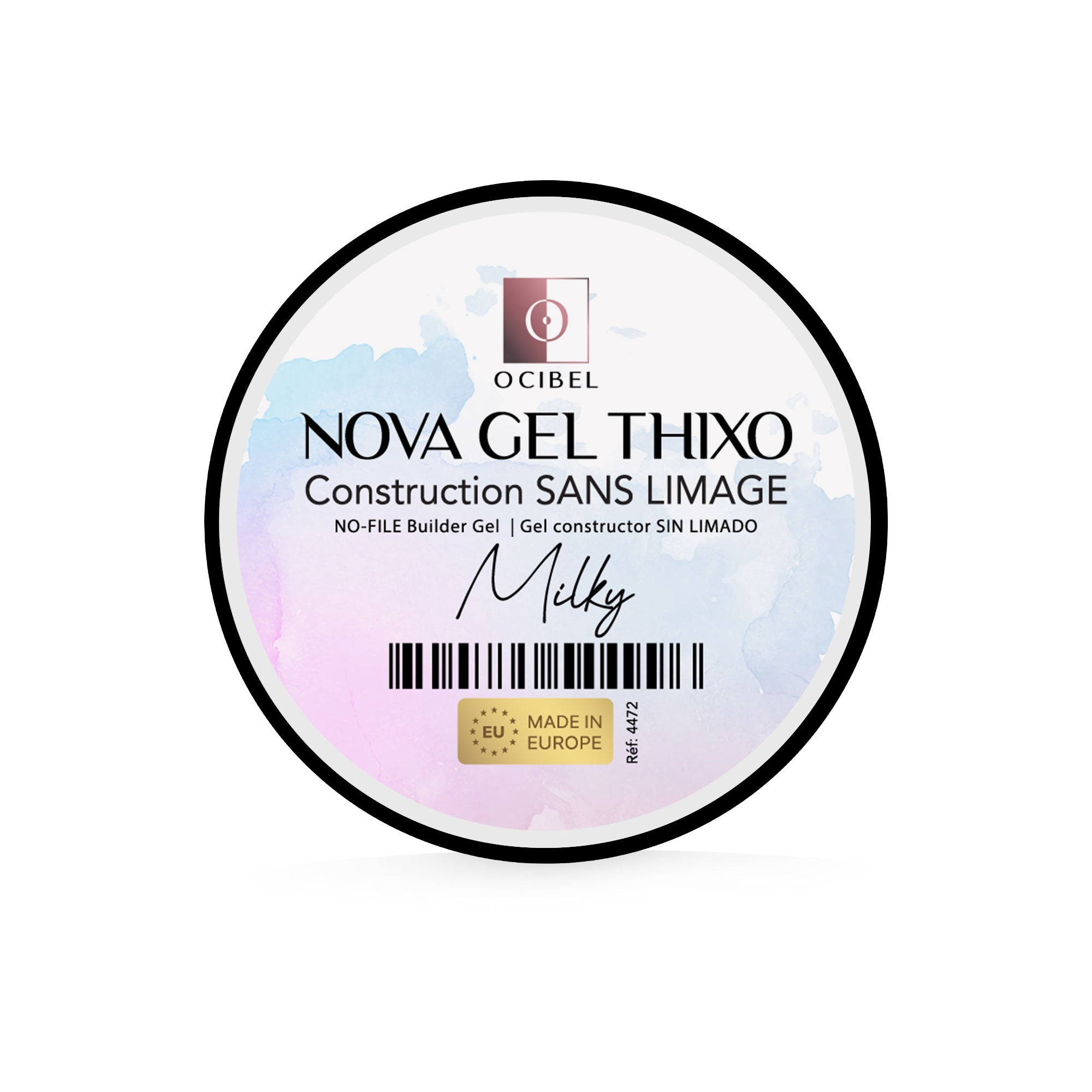 Gel de Construction Thixo SANS LIMAGE 50g - Sans TPO & HEMA - Milky OCIBEL
