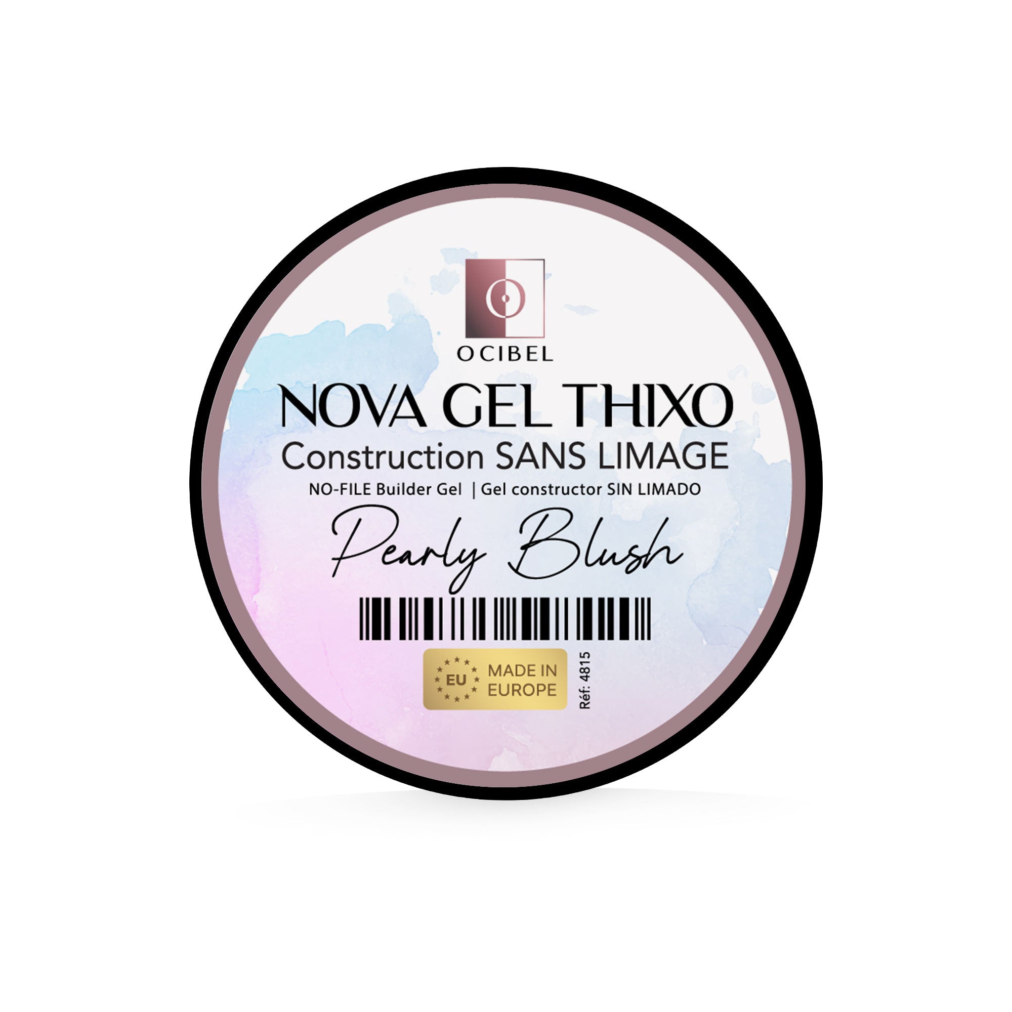 Gel de Construction Thixo SANS LIMAGE 50g - Sans TPO & HEMA - Pearly Blush OCIBEL