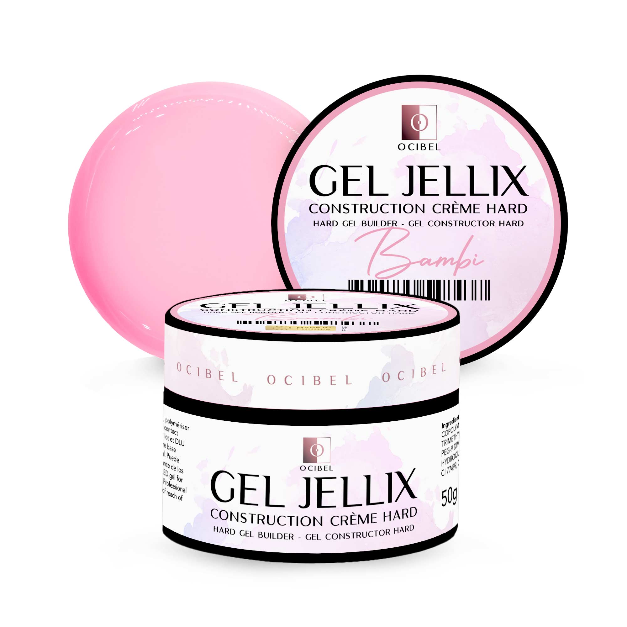 Gellix - Gel de Construction Jelly 50g - Bambi OCIBEL