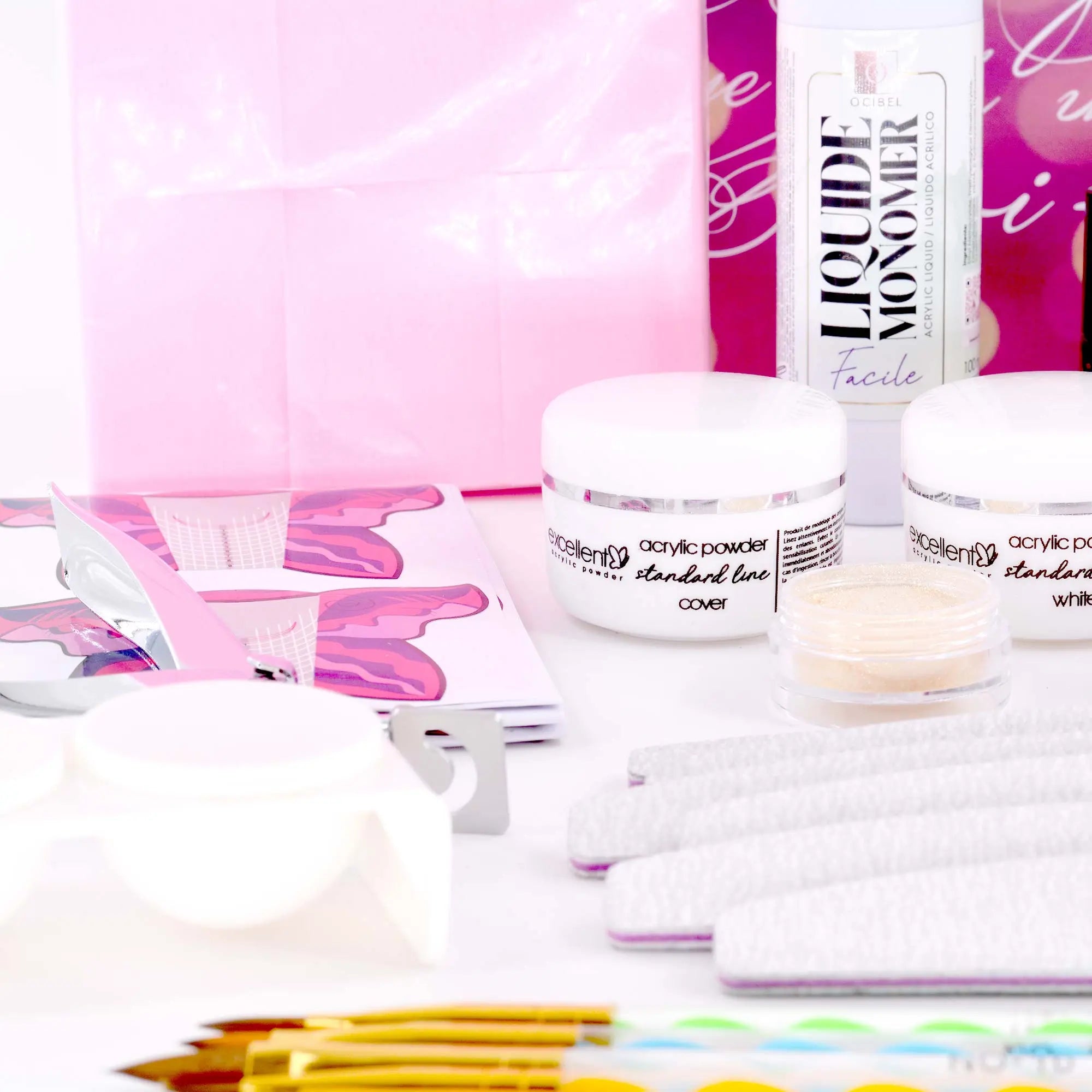 Kit Acrylique Complet – Tout pour des Ongles Parfaits Sans UV OCIBEL