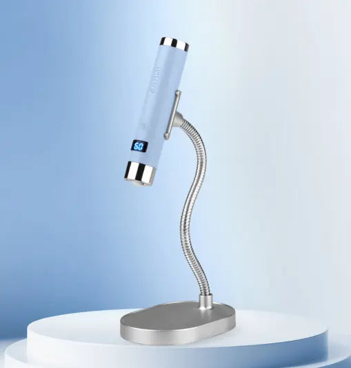 Lampe Fix & Go 5W Sans Fil Détecteur Mouvement Pied Aimanté 30/60s - Bleu OCIBEL