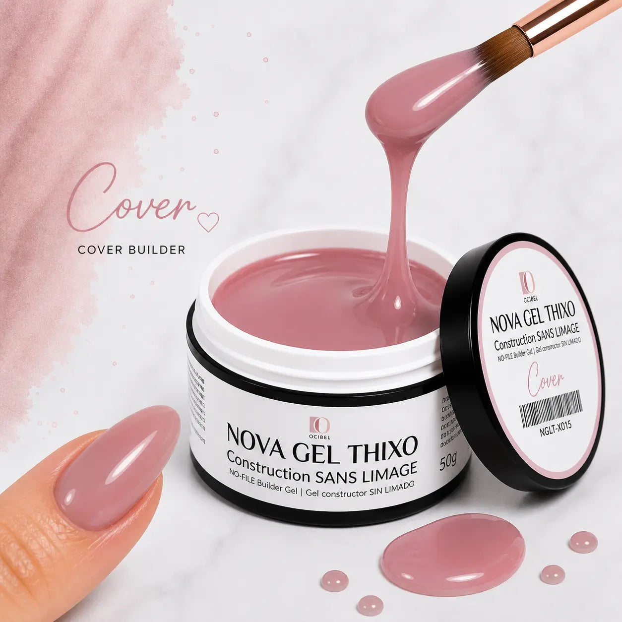 Gel de Construction Sans Limage NOVA GEL THIXO 50g – Cover