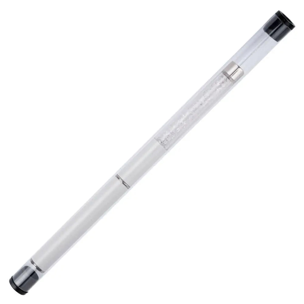 Pinceaux Nail Art Ombré Plat Blanc - Manche Critaux OCIBEL