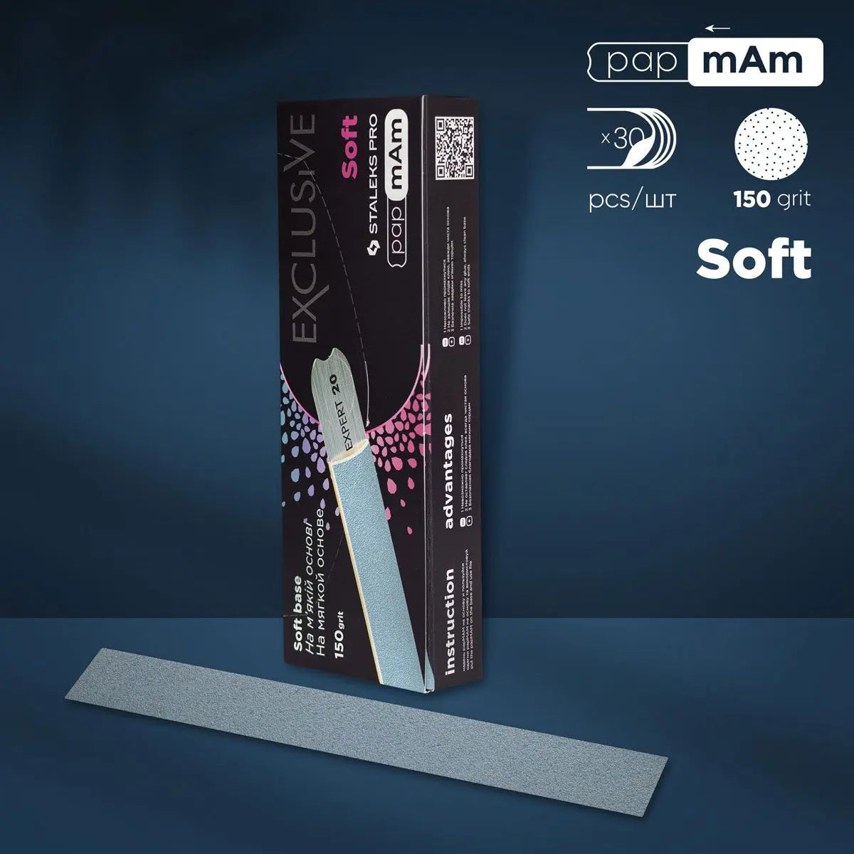 Recharge Papmam Soft Base pour Lime Droite Staleks Pro Expert 20 OCIBEL