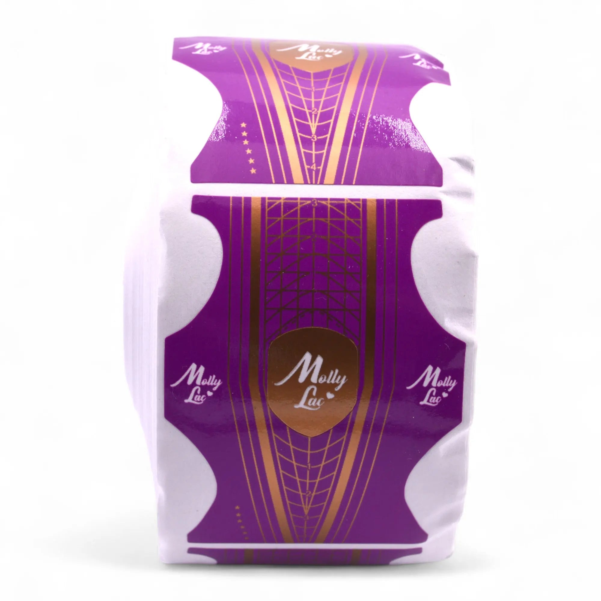 Rouleau 500 Chablons Double Côté Prédécoupés Gradués Amande / Stileto OCIBEL