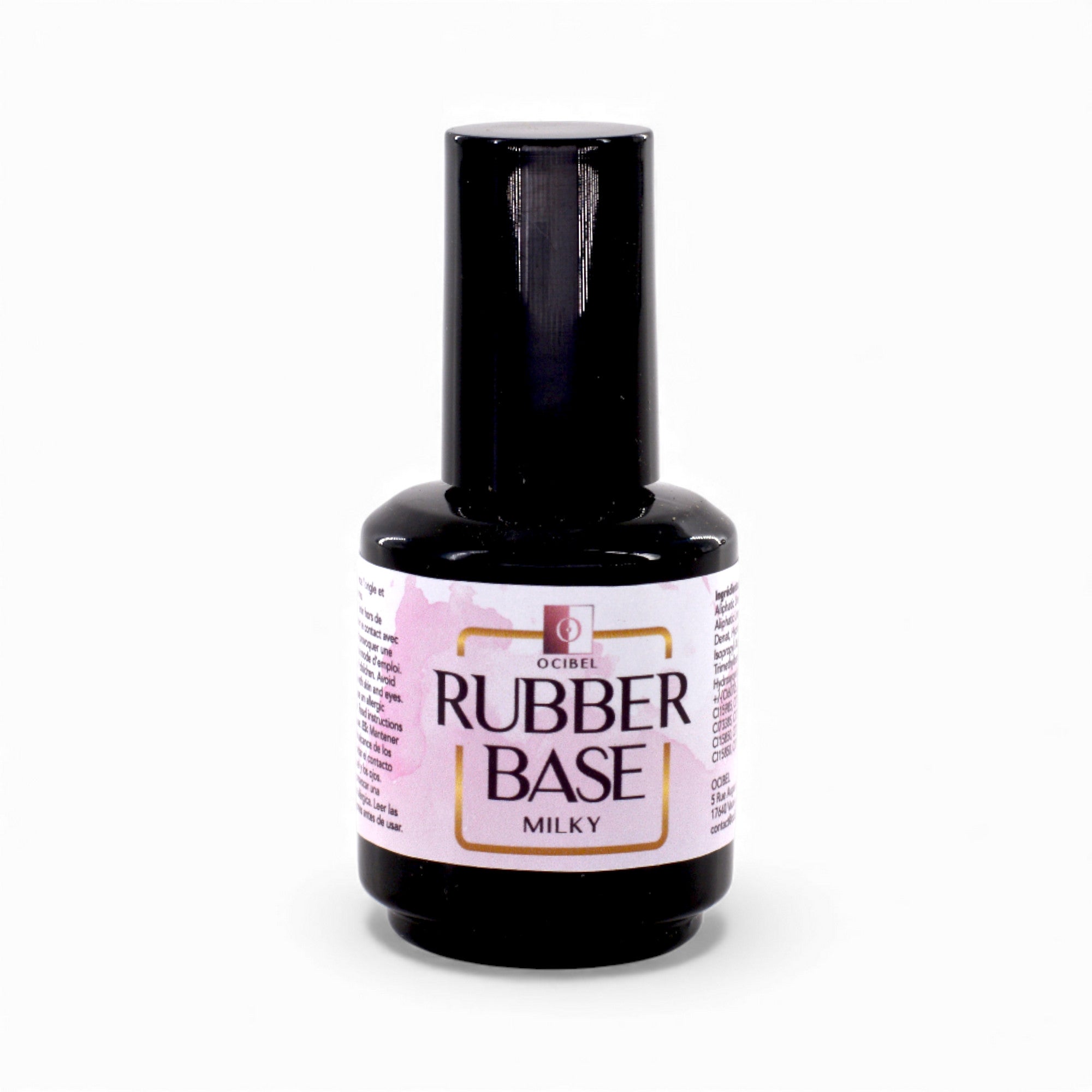 Rubber Base - Gummy Base UV / LED Milky Sans HEMA / DI-HEMA - 15 ml OCIBEL