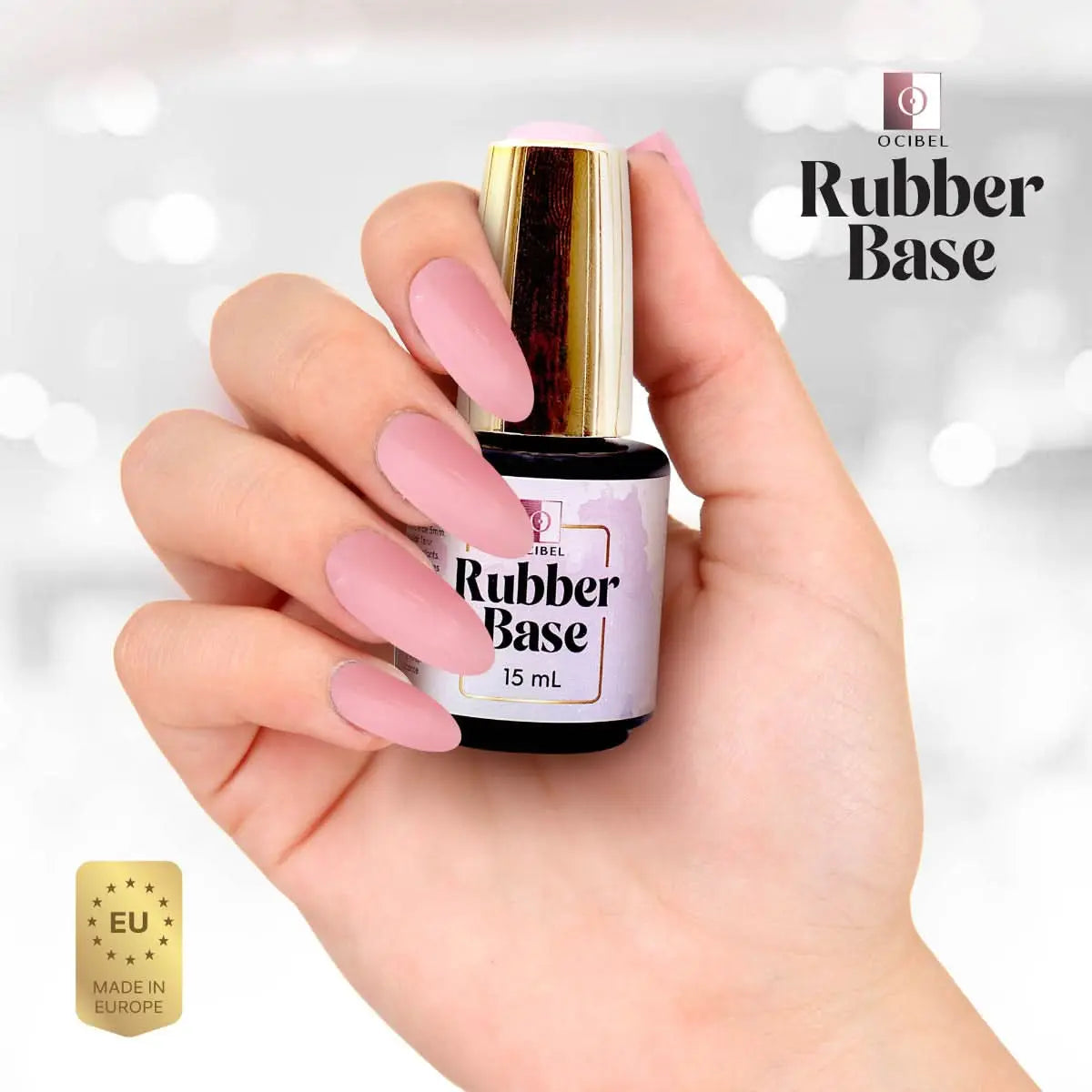 Rubber Base - Gummy Base UV / LED Nude 06 Sans HEMA / DI-HEMA - 15 ml OCIBEL