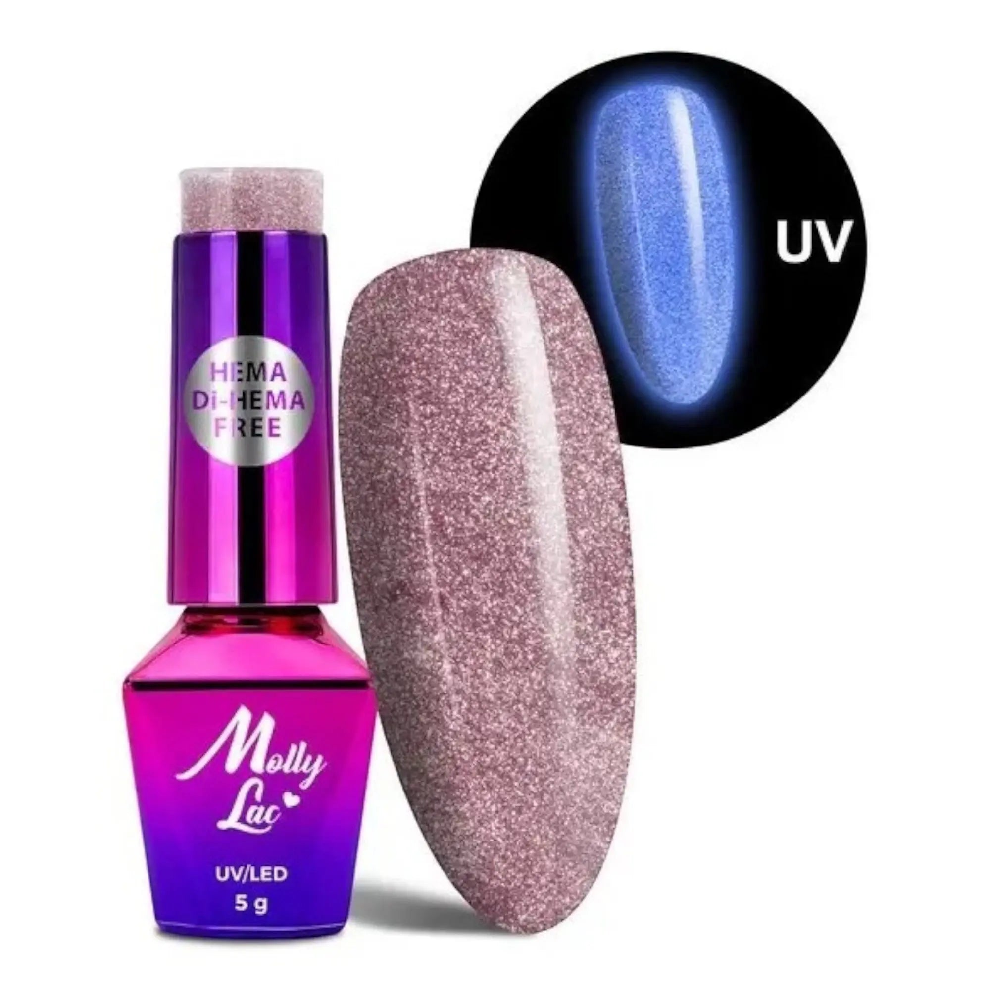 Vernis Semi Permanent Molly Lac 5ml - Glow in the Dark 673 OCIBEL