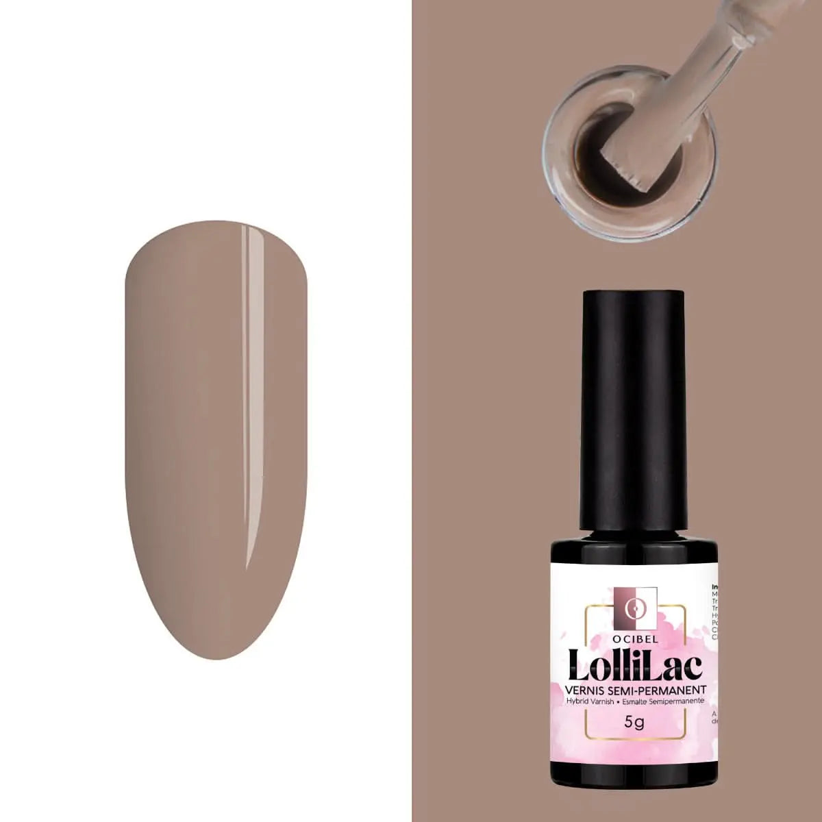 Vernis Semi Permanent UV / LED - Rêves Chocolatés N°351 OCIBEL