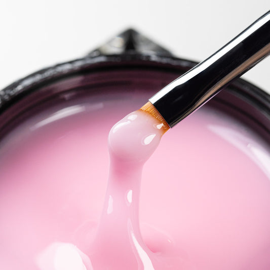 Gel Monophase 3-en-1 Auto-Égalisant Angel Pink HEMA & Di-HEMA Free – Molly Nails 50 g