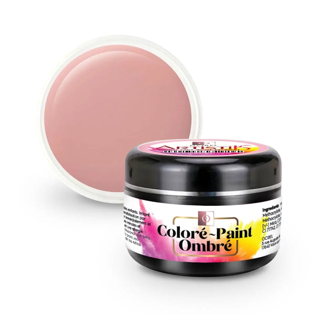 ArtistiK Color Gel 3en1 (couleur, ombré, paint) SANS HEMA / DI-HEMA UV / LED N°3635 - 5g OCIBEL