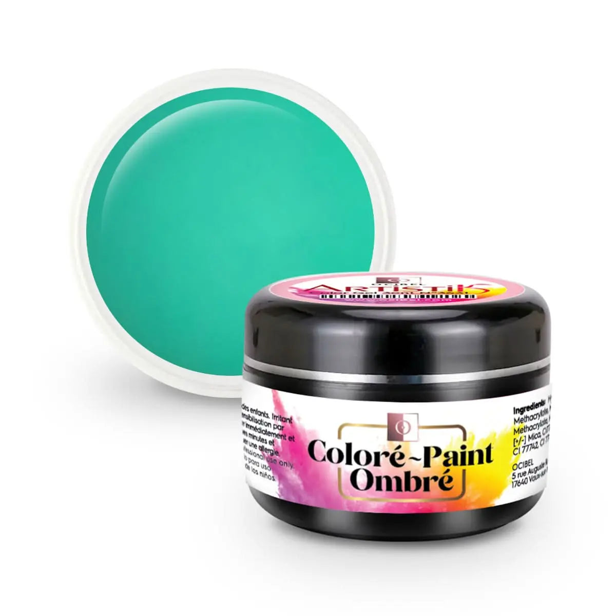 ArtistiK Color Gel 3en1 (couleur, ombré, paint) SANS HEMA / DI-HEMA UV / LED N°3650 - 5g OCIBEL
