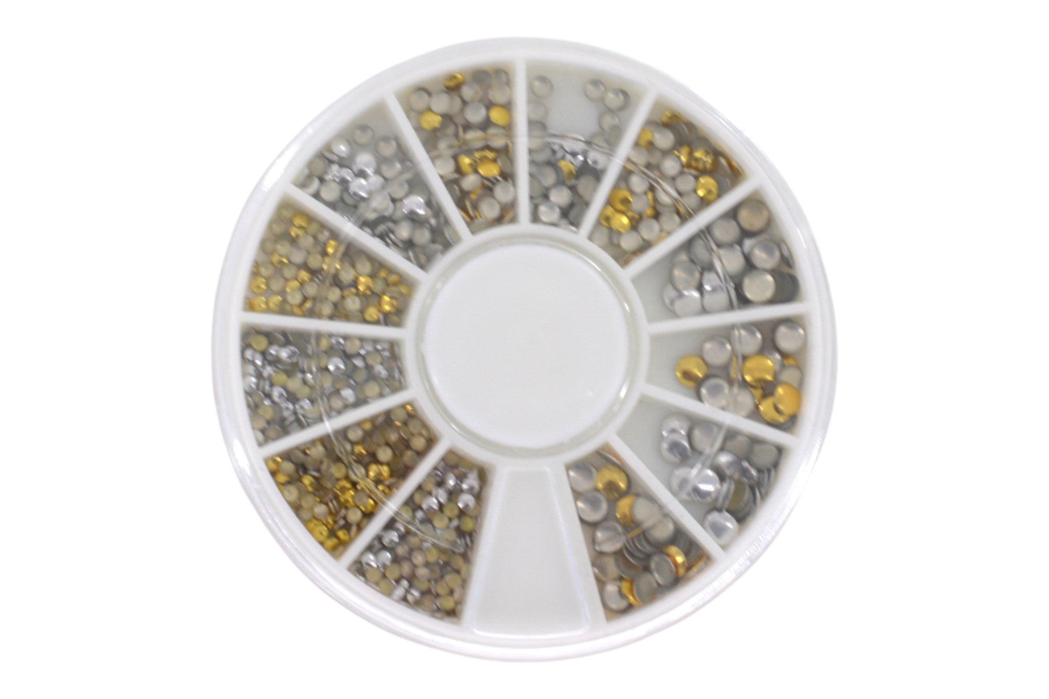 Carrousel Nail Art Déco Métal Rond Or OCIBEL