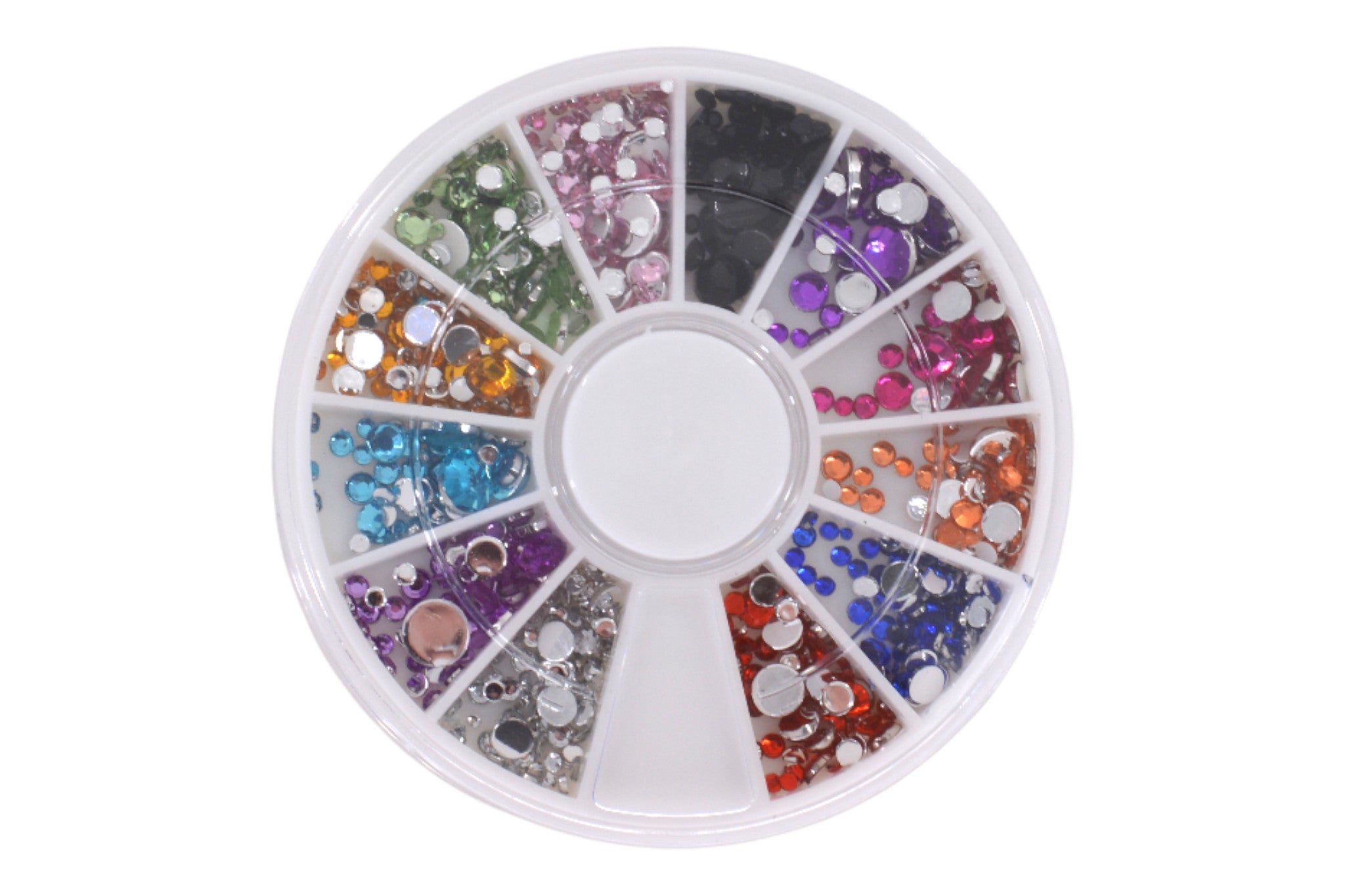 Carrousel Nail Art Strass Multi Taille 12 couleurs OCIBEL