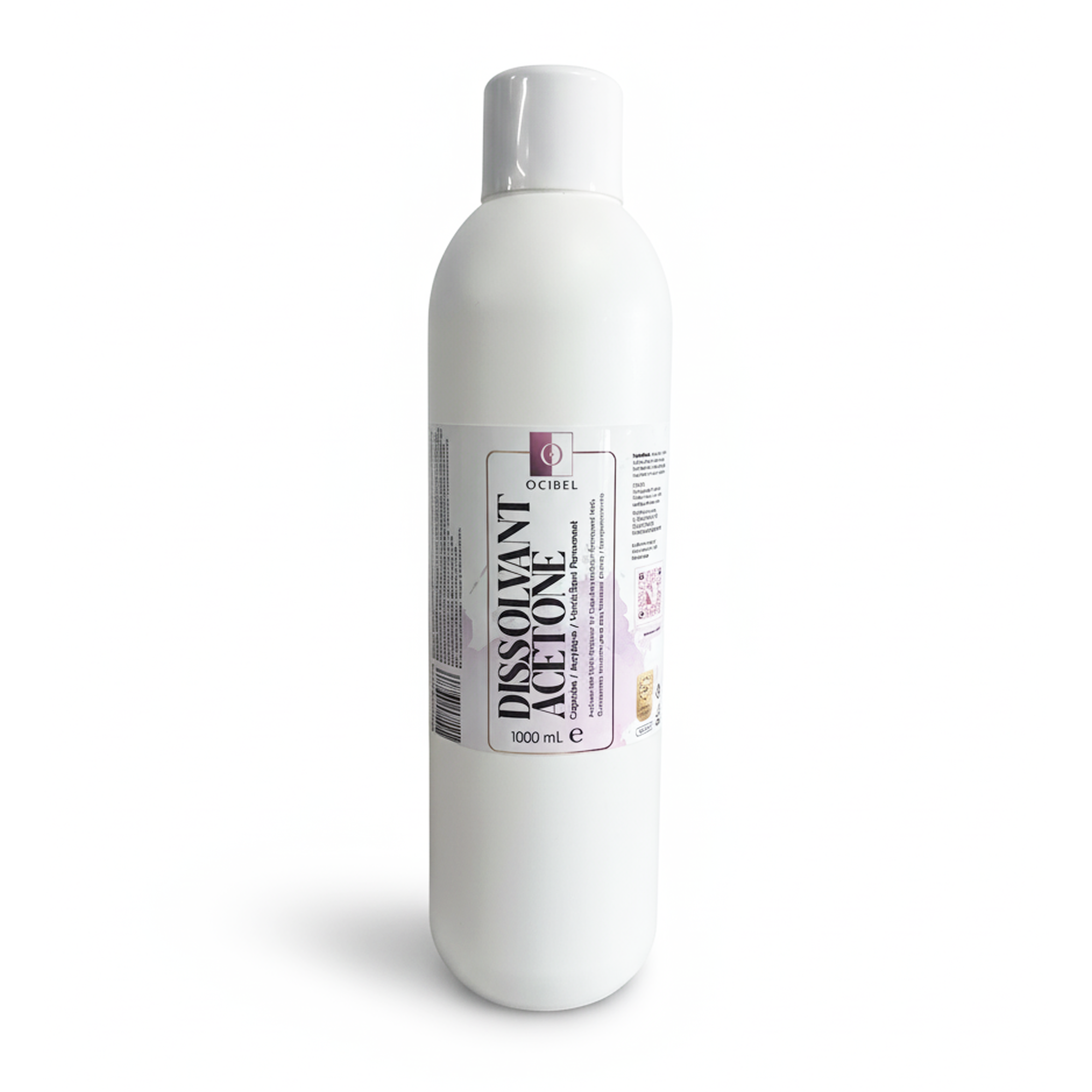 Dissolvant Acétone Parfumée 1000 ml – Retrait Capsules, Acrygel, Gel UV & Vernis Semi-Permanent OCIBEL