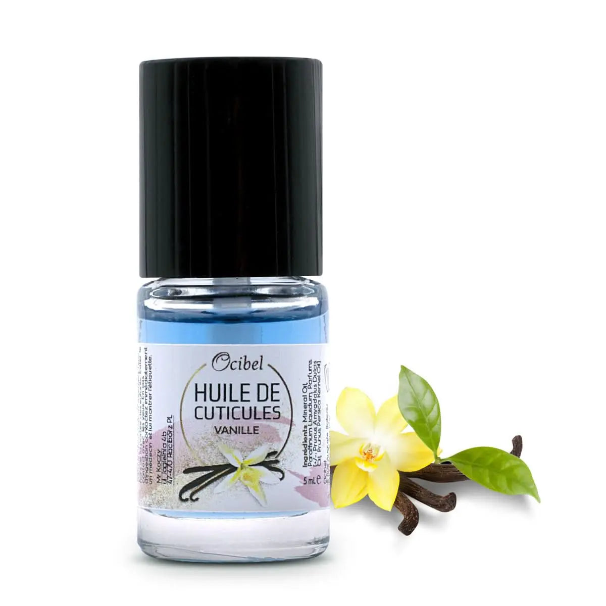 Huile de cuticule parfumée 'Vanille' - 5 ml OCIBEL