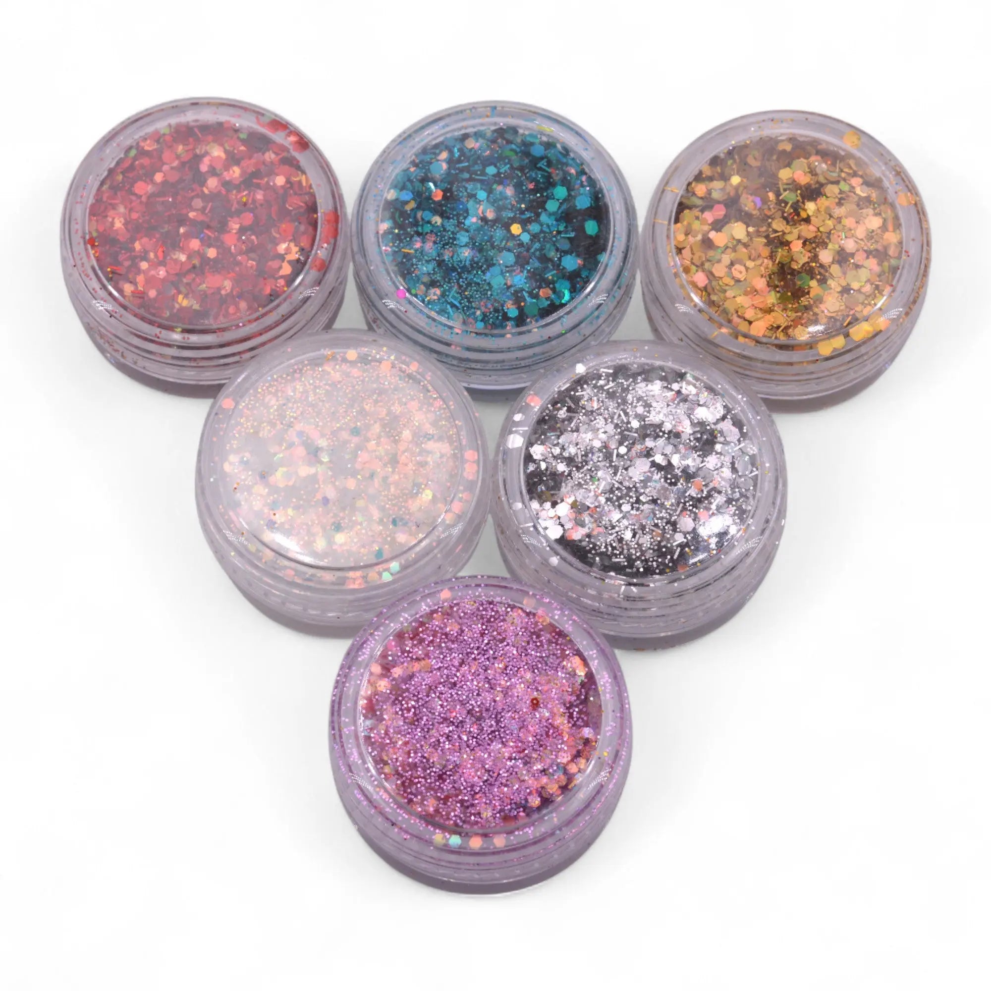 Lot de 6 Paillettes avec Filaments Courts OCIBEL