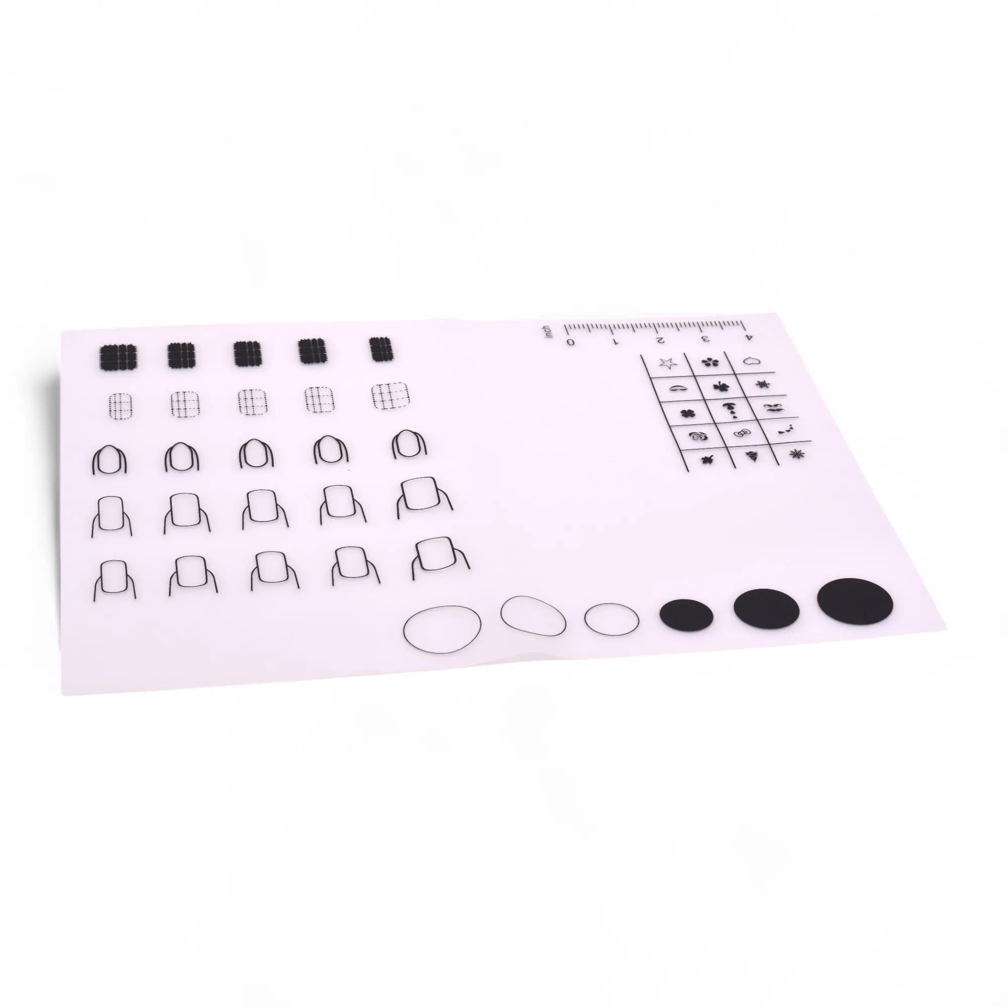 Tapis en Silicone avec Dessin d’ongle d‘entraînement et motifs OCIBEL