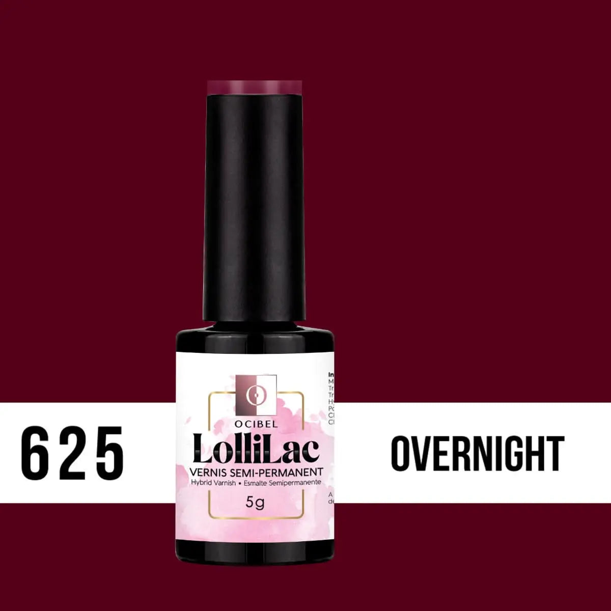 Vernis Semi Permanent UV / LED - Noël Addict N°625 OCIBEL