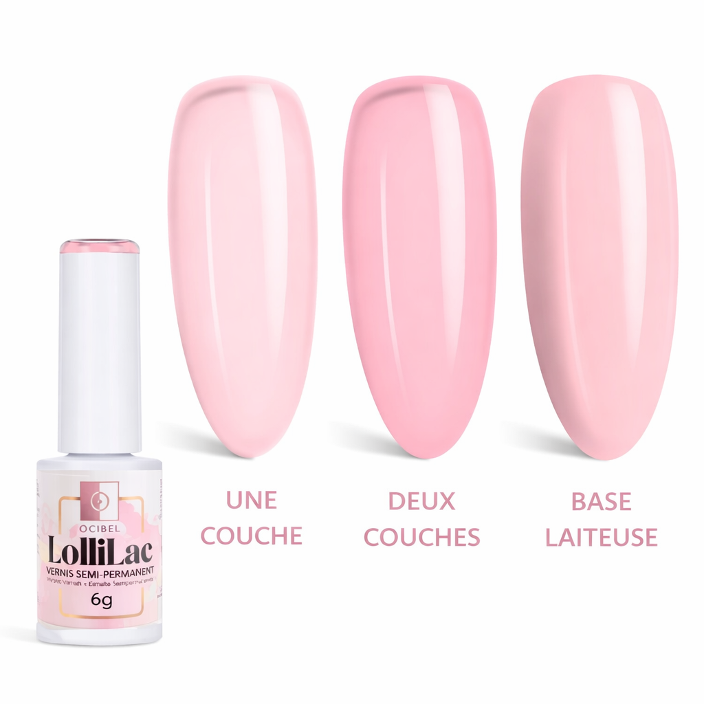 Vernis Semi Permanent UV / LED - Nudes N7 Soft French 6g OCIBEL