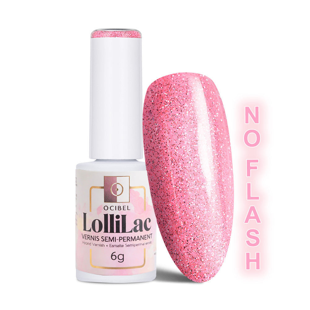 Vernis Semi Permanent UV / LED - Pink Flash 6g OCIBEL