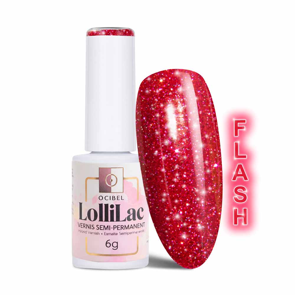 Vernis Semi Permanent UV / LED - Ruby Spark 6g OCIBEL