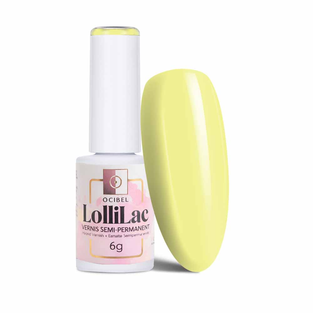 Vernis Semi Permanent UV / LED - Soft Lemon 6g OCIBEL