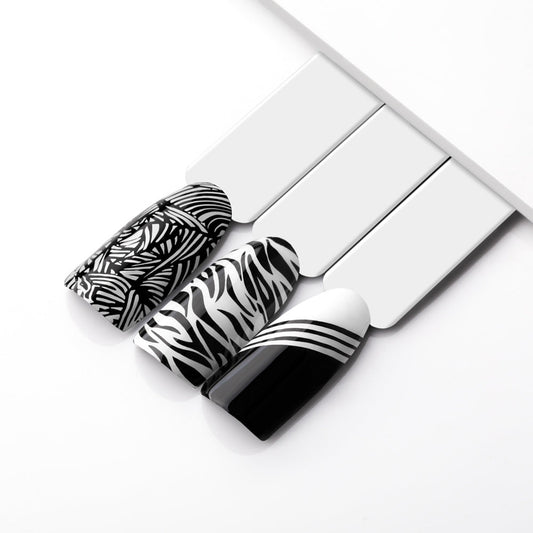 Vernis Stamping Noir – Pigmentation Intense – Nail Art Précis – 7 ml OCIBEL